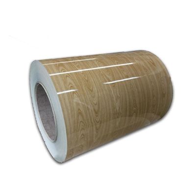 kopen 0.5x1000 mm Kleur Polyester coating Hout graan geverfde spoel online vervaardiging