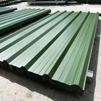 kopen de 0.110.7mm Vooraf geverfte Groene Rode Gele Met een laag bedekte Kleur van het Dakwerkblad online vervaardiging