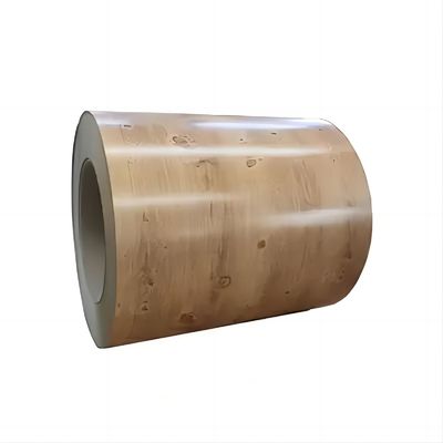 kopen CGCC Voorgeverfd houten patroon PPGI Houten textuur Staal spoel Houten staal spoel online vervaardiging