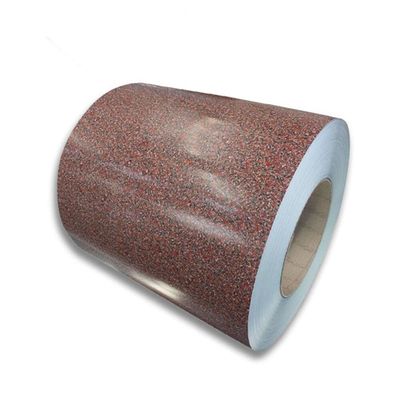 Zinkcoating Z30-Z275GSM Kleurcoated Steel Coil Wrinkle Surface