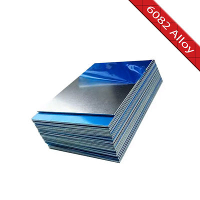 6xxx serie 6082 Aluminiumlegering plaat 5x10 Aluminium plaat