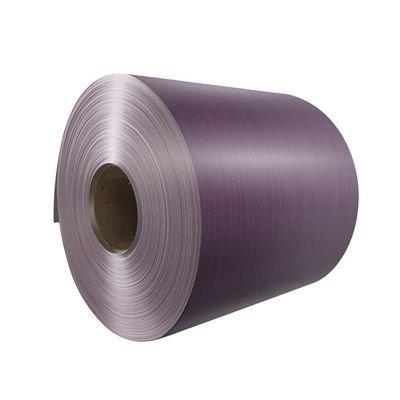 PVDF coating Purple Copper Silver Brushed Aluminium Coil
